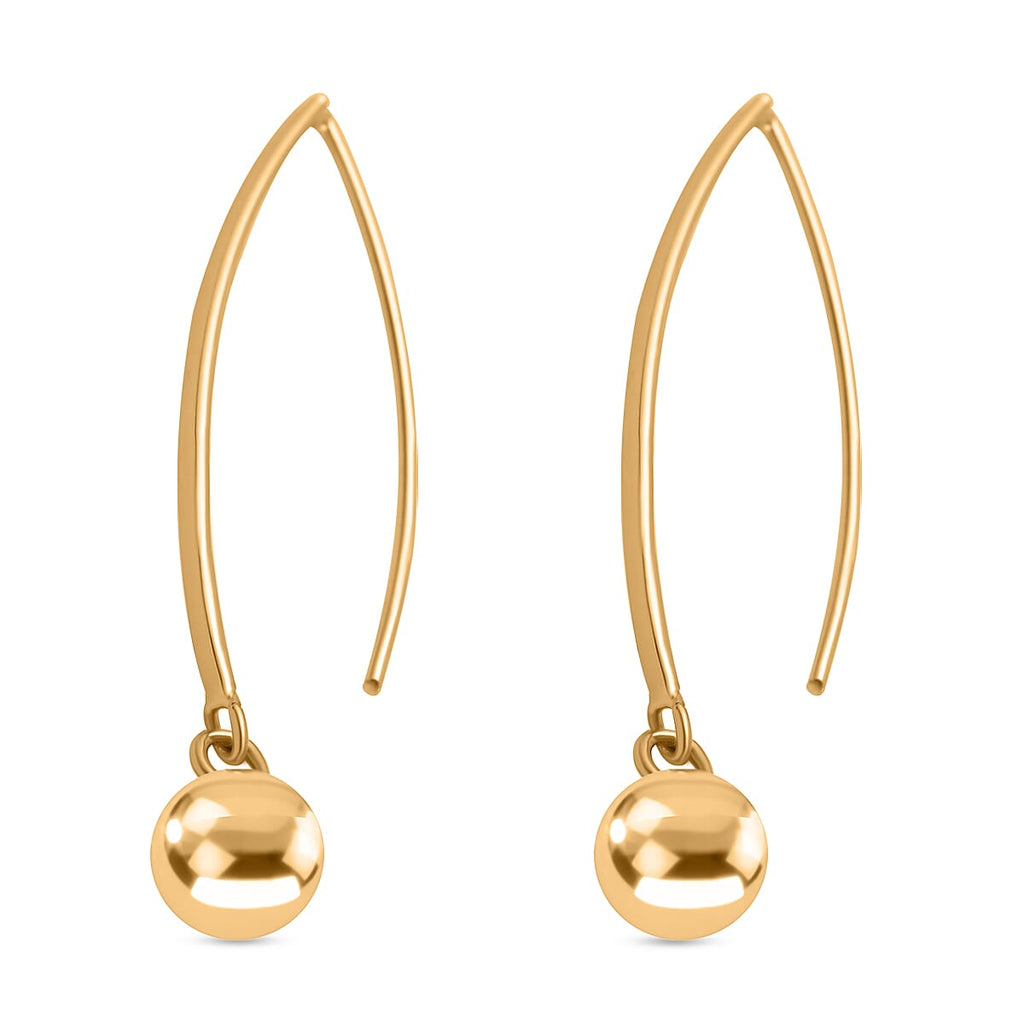 Sterling Silver Ball Drop Earrings