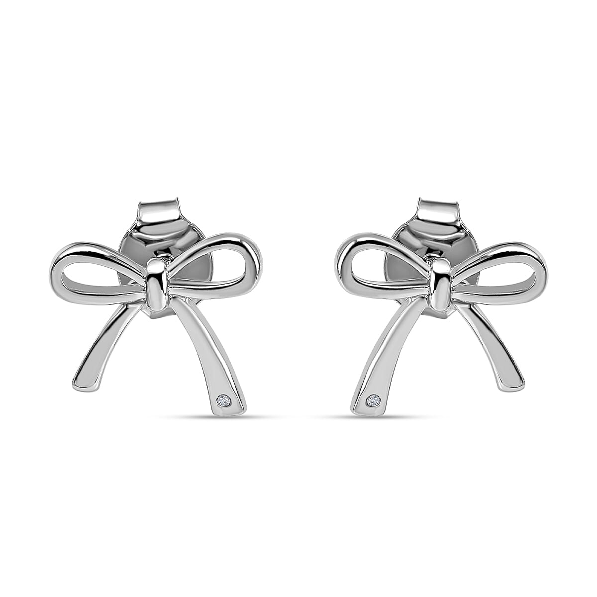 Rachel Galley - Sterling Silver Bow Earrings 7676375 0