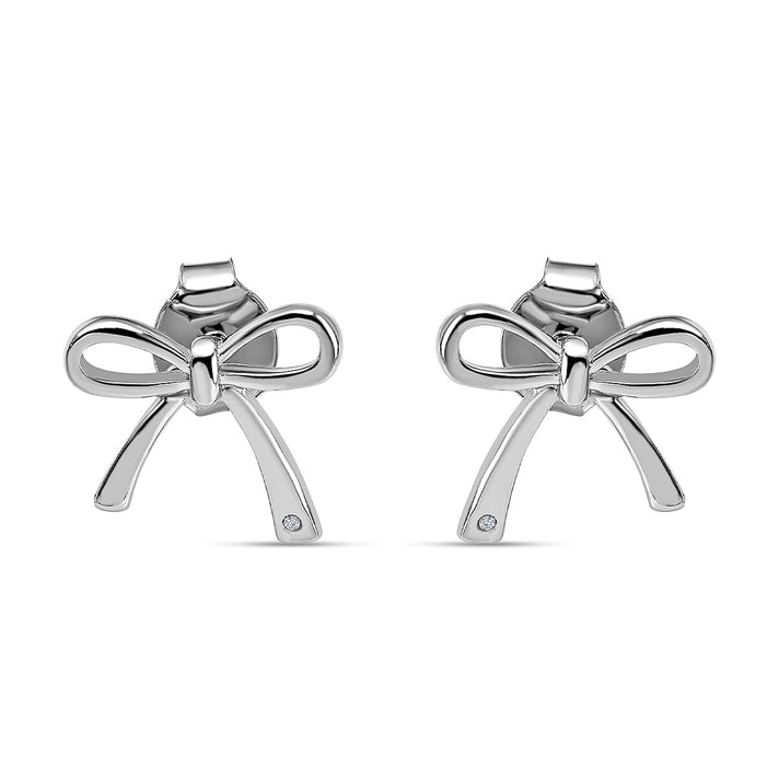 Rachel Galley - Sterling Silver Bow Earrings 7676375 1