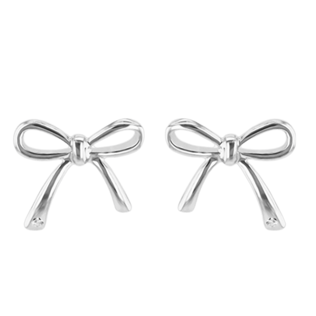 Rachel Galley - Sterling Silver Bow Earrings