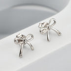 Rachel Galley - Sterling Silver Bow Earrings