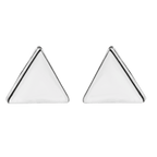 Sterling Silver Triangle Stud Earrings