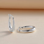 Italian Close Out - Sterling Silver Creole Earrings