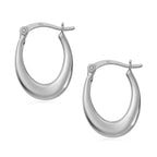 Italian Close Out - Sterling Silver Creole Earrings
