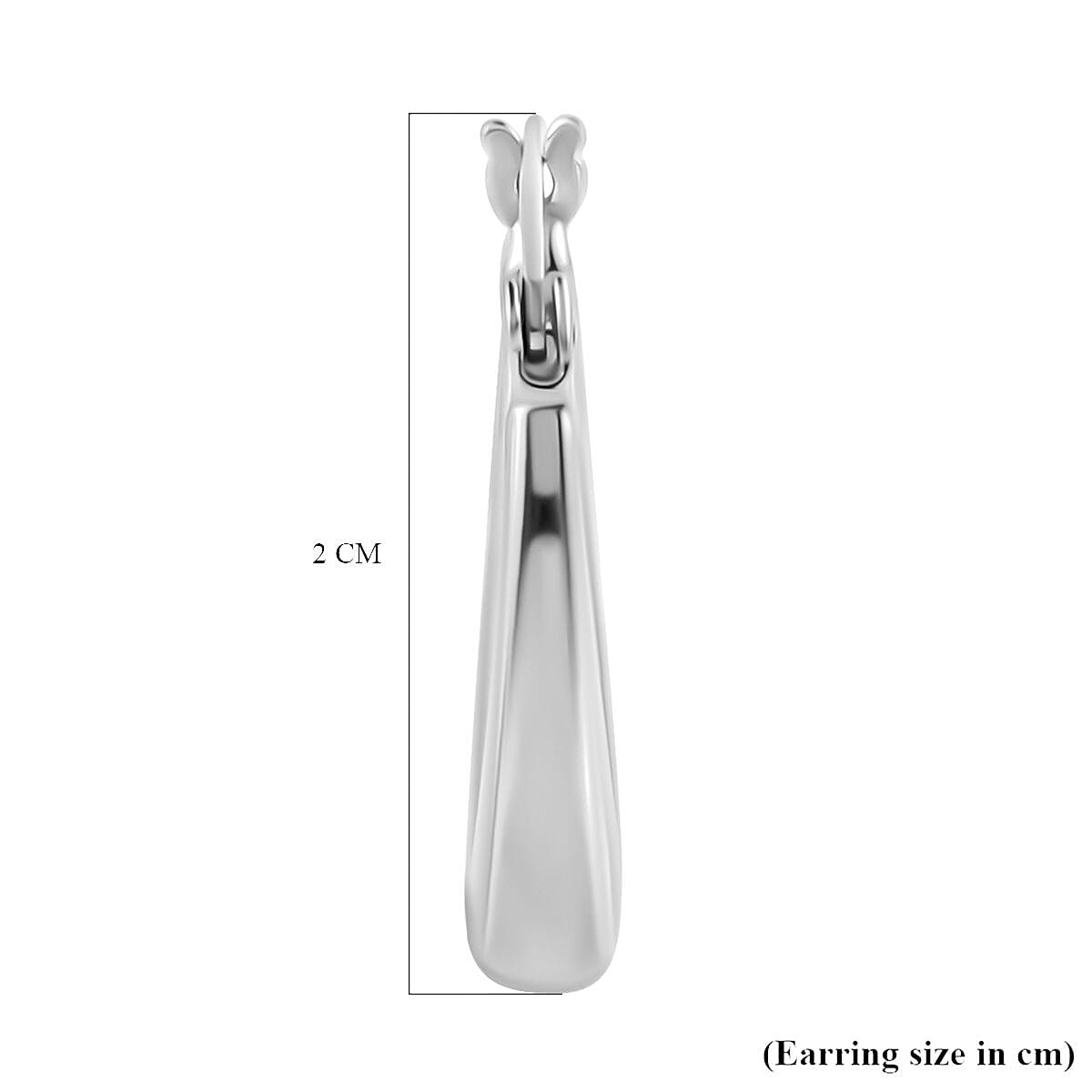Italian Close Out - Sterling Silver Creole Earrings 7757444 5