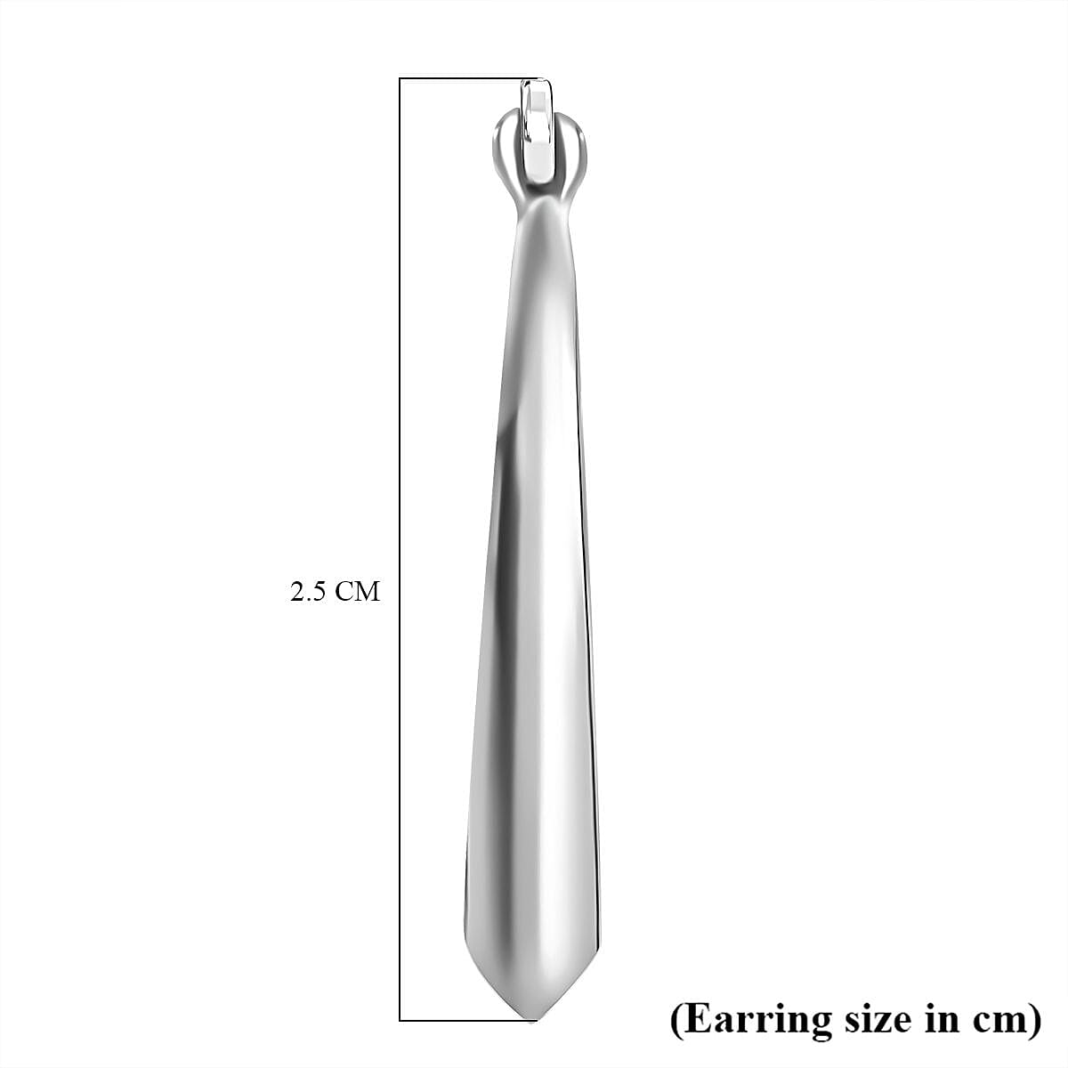 One Time Closeout Deal - Sterling Silver Earrings with Clasp 7815140 3