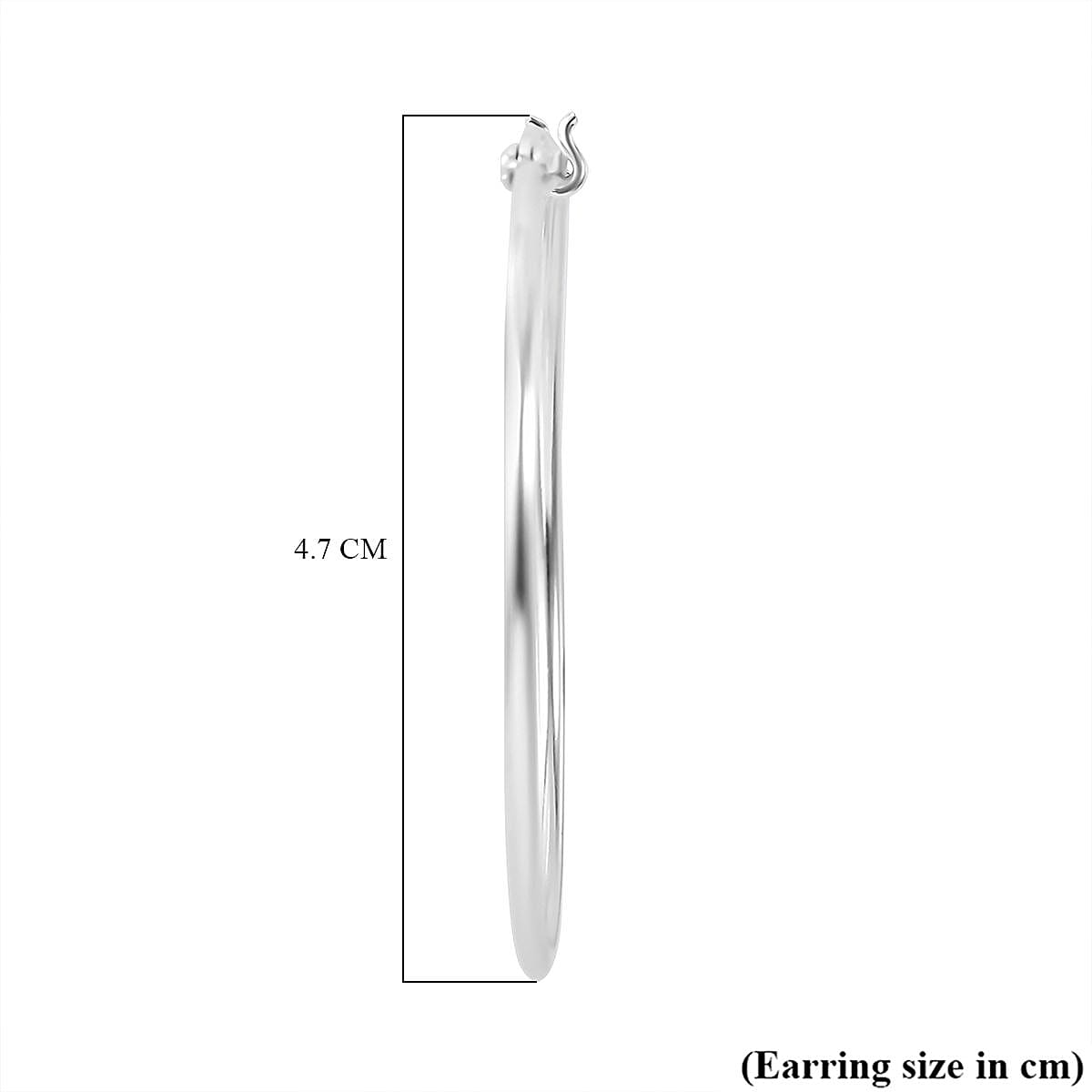 Thai Silver Hoop Earrings 7815162 5