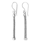 Royal Bali Collection - Sterling Silver Earring with Hook, Silver Wt. 3.95 Gms.