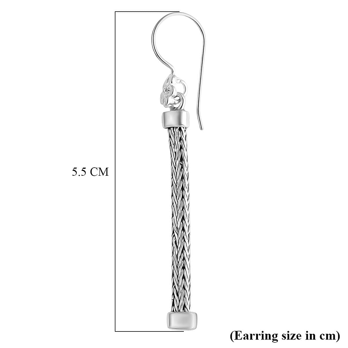 Royal Bali Collection - Sterling Silver Earring with Hook, Silver Wt. 3.95 Gms. 8286470 4