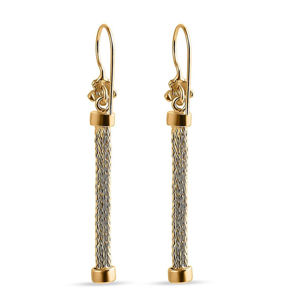Sterling Silver Earring with Hook in 22K Vermeil Yellow Gold Plated