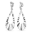 Close Out Deal - Sterling Silver Dangle Earring with Push Back