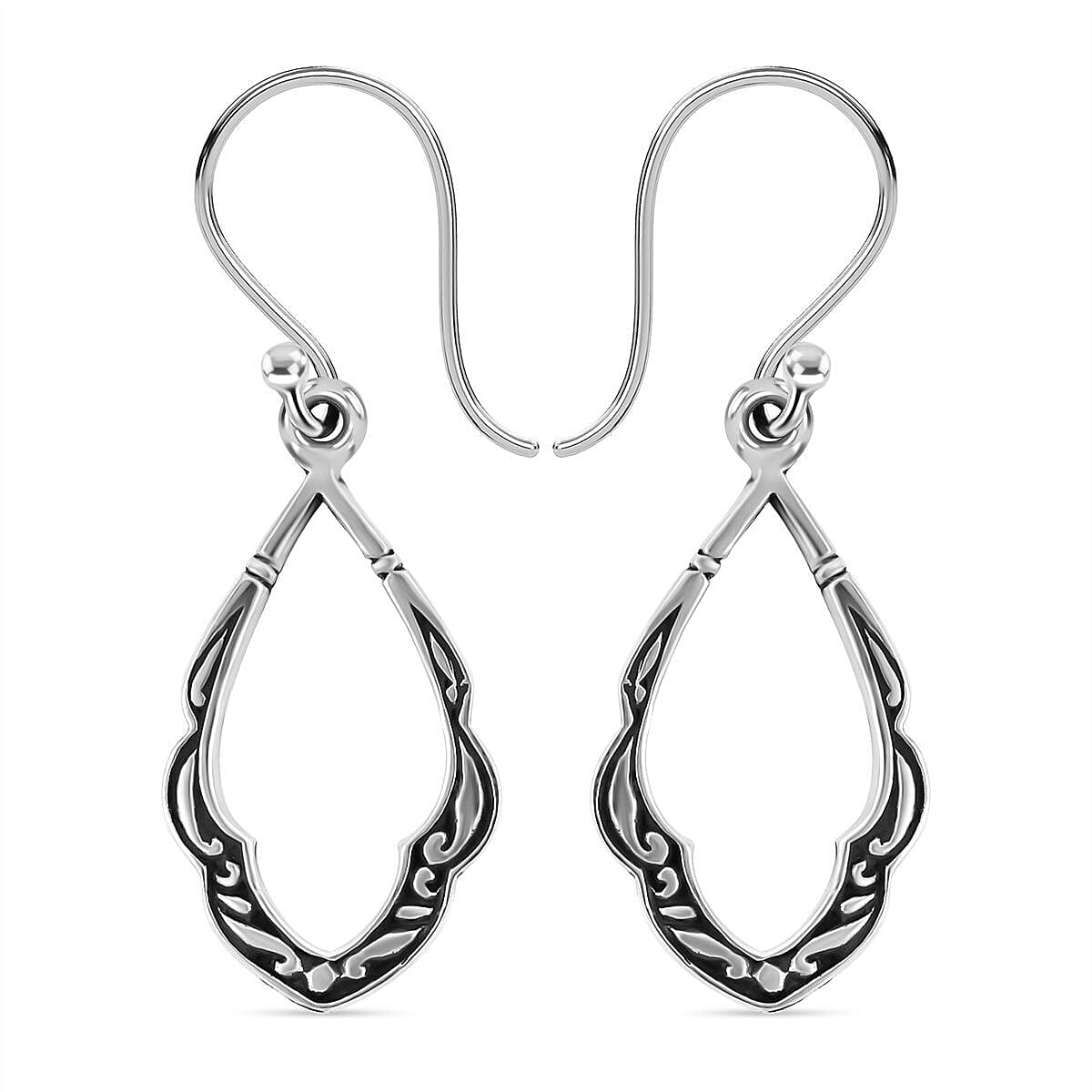 Royal Bali Collection - Sterling Silver Earrings (with Hook) 7196391 0