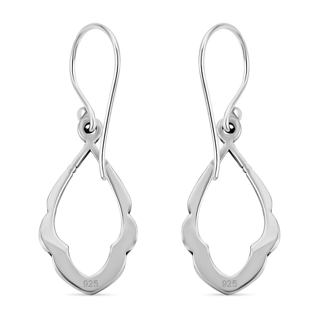 Royal Bali Collection - Sterling Silver Earrings (with Hook)