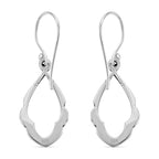 Royal Bali Collection - Sterling Silver Earrings (with Hook)
