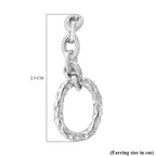 Rachel Galley Lattice Hoop Sterling Silver Earrings