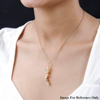 Two Tone Plated Sterling Silver Baby & Mother Pendant, Silver Wt 5.00 GM