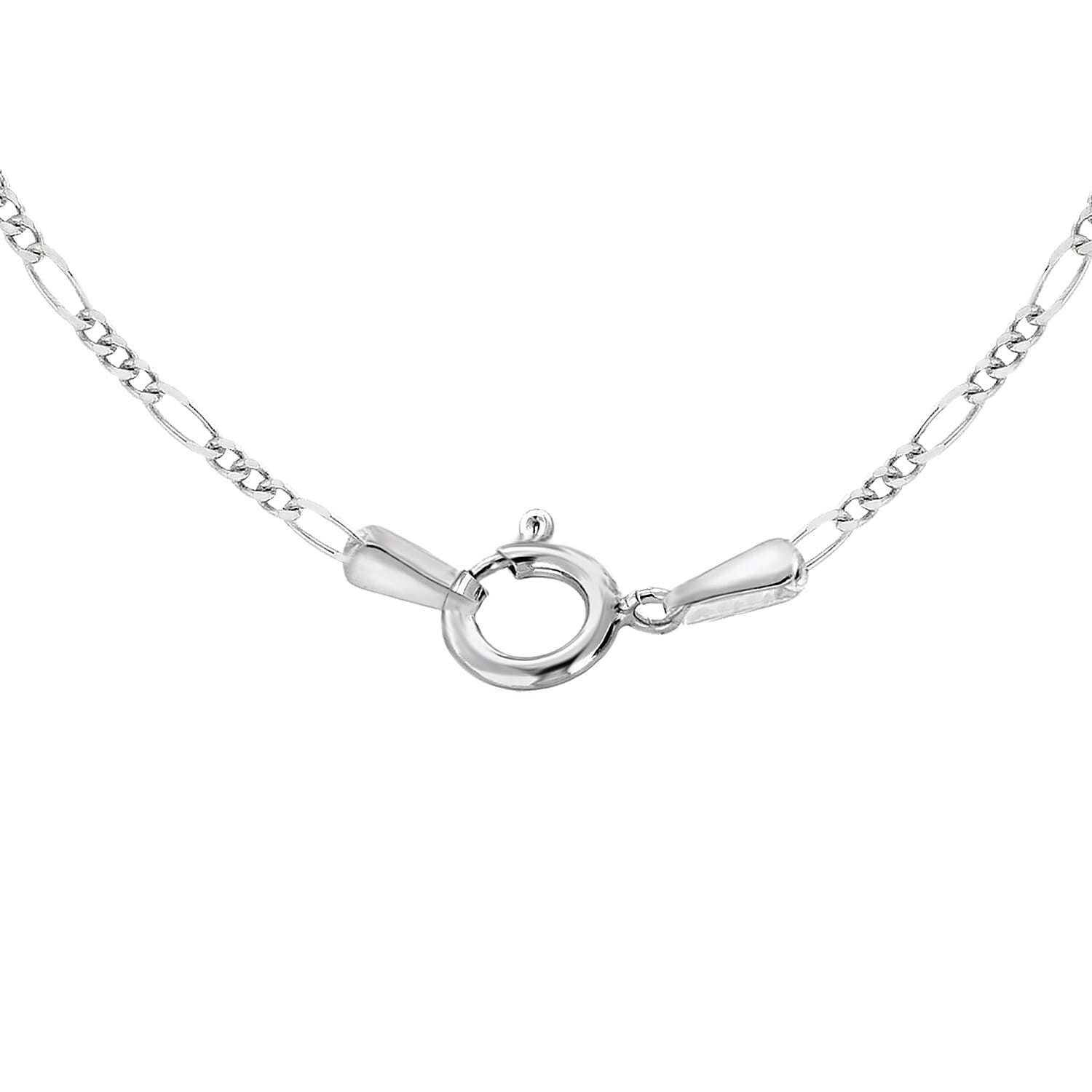 Sterling Silver Figaro Chain 18 Inch 7617894 7