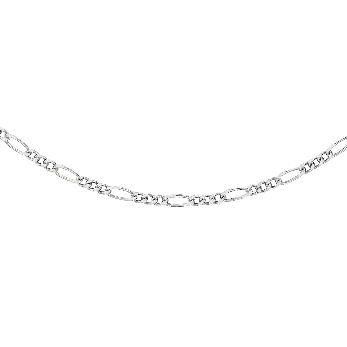 Sterling Silver Figaro Chain 20 Inch 7617896 5
