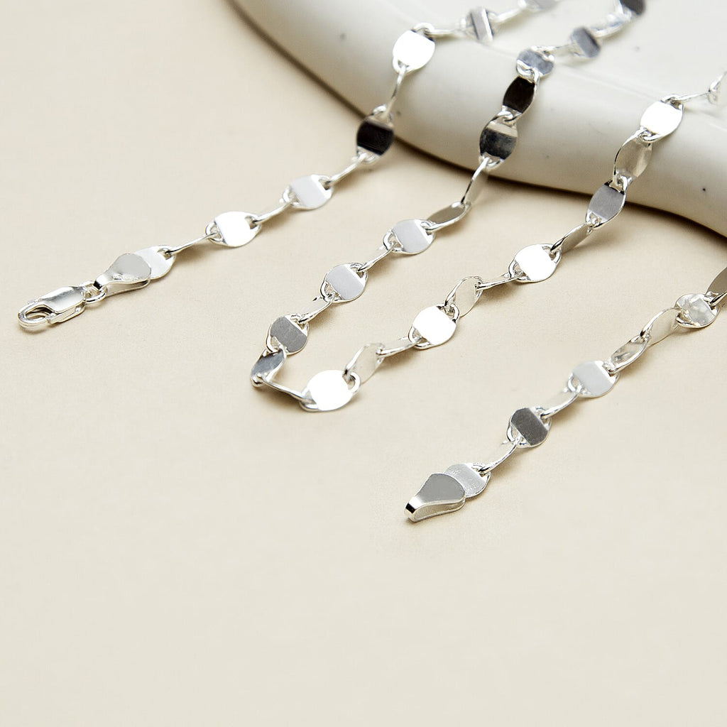 Sterling Silver Chain (Size - 22),  Silver Wt. 10.8 Gms