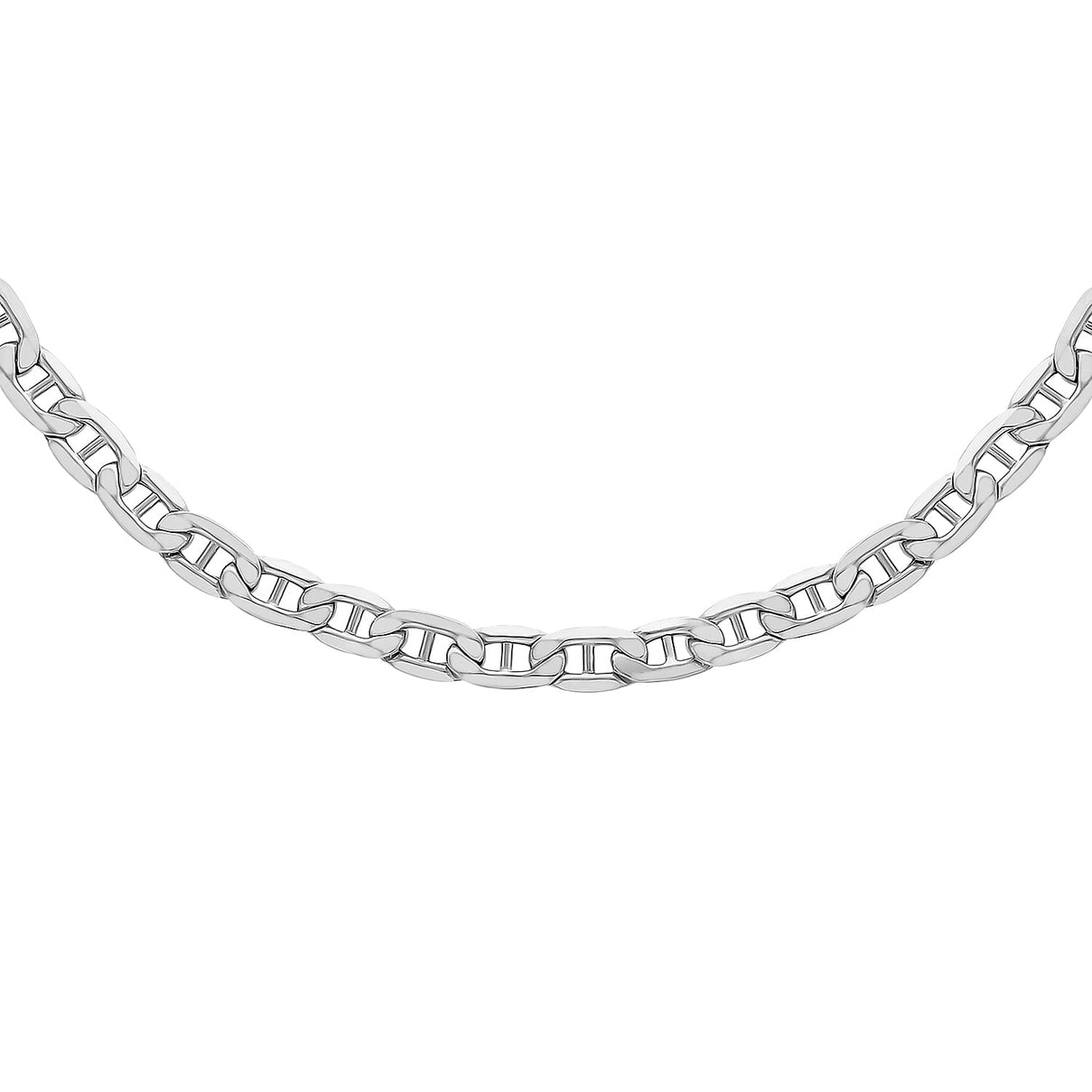 Sterling Silver Flat Rambo Chain 16 Inch 7618372 3