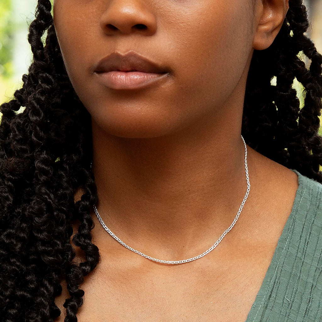 Sterling Silver Chain (Size - 16)