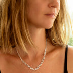 Sterling Silver Chain (Size - 18),  Silver Wt. 14.5 Gms