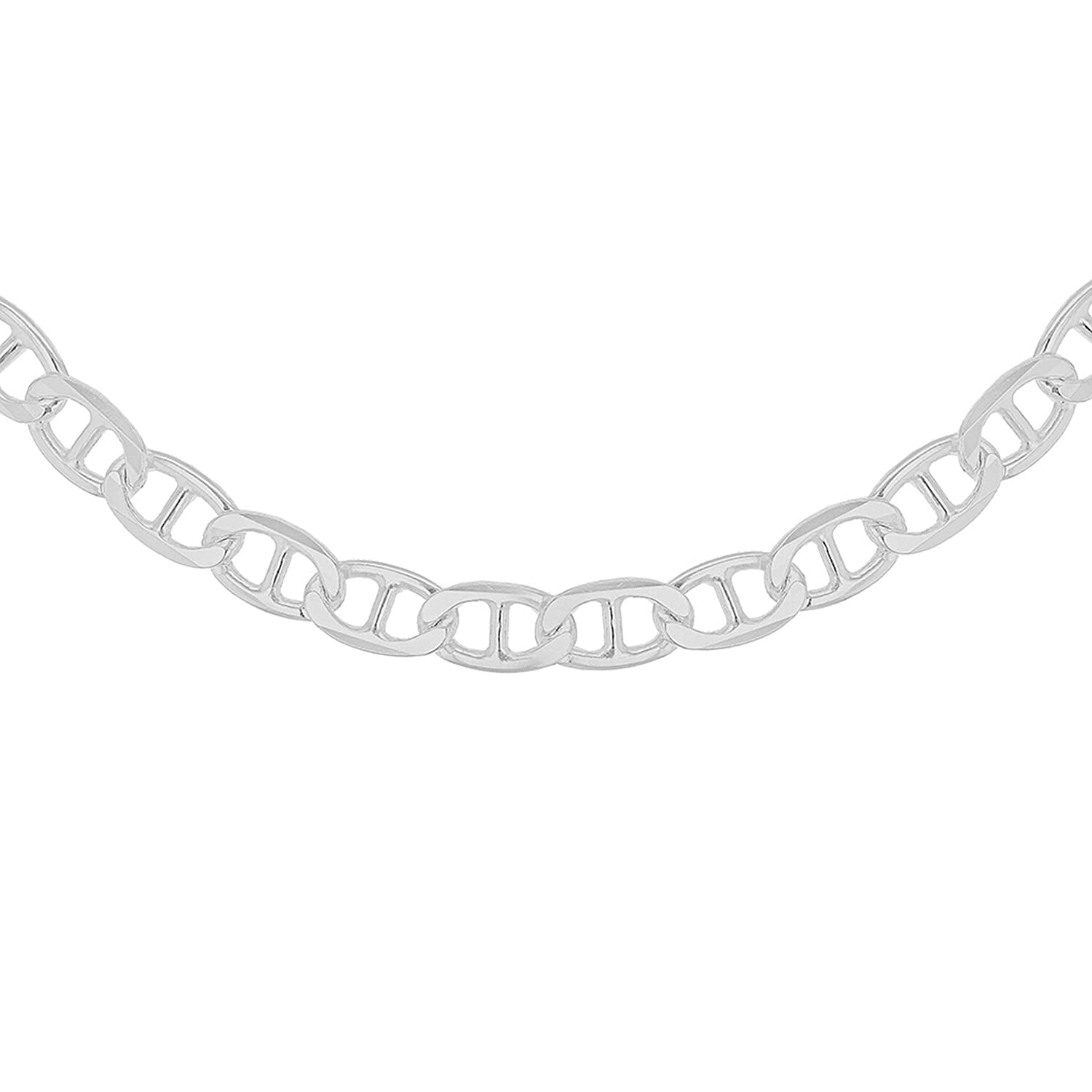 Sterling Silver Flat Rambo Chain 18 Inch 7315304 4