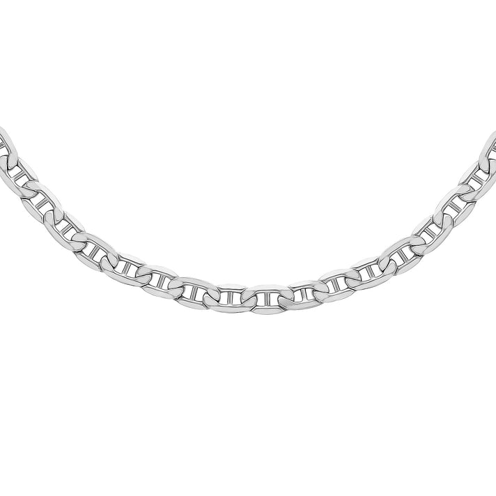 Sterling Silver Flat Rambo Chain 18 Inch 7618374 2