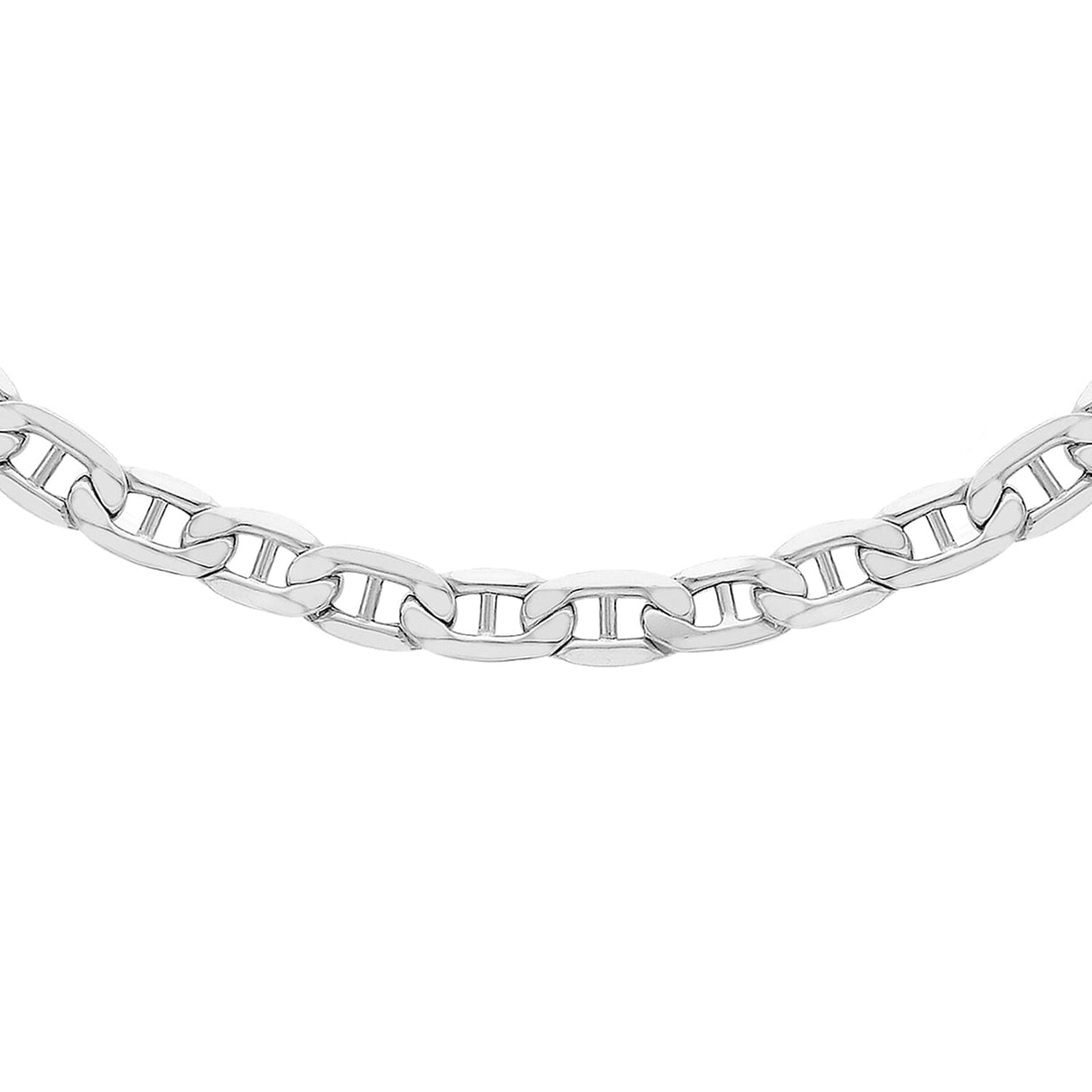 Sterling Silver Flat Rambo Chain 20 Inch 7618375 4