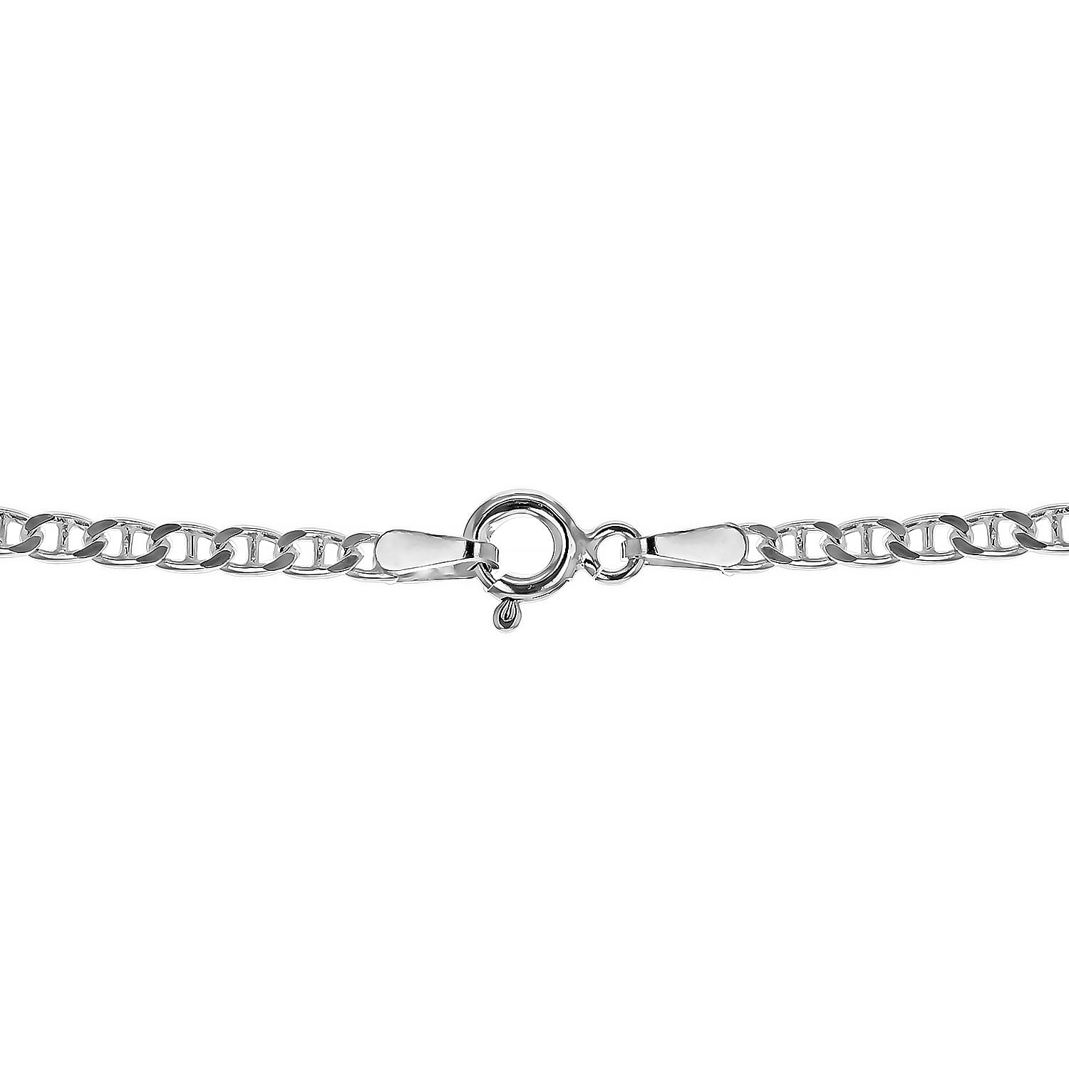 Sterling Silver Flat Rambo Chain 20 Inch 7618375 5