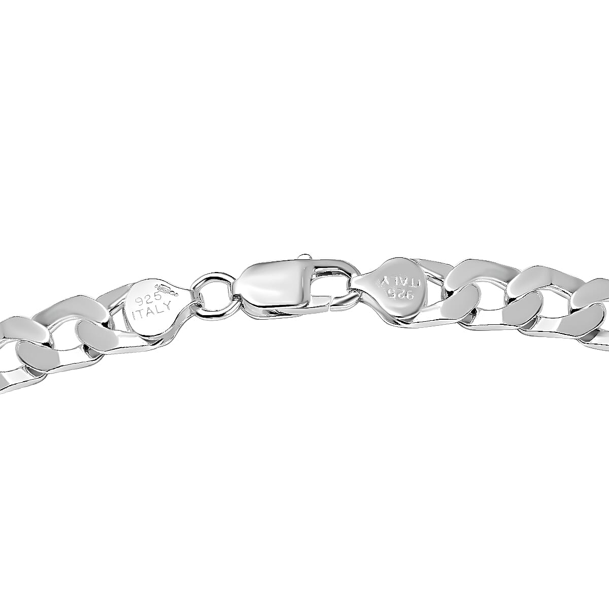 Hatton Garden CloseOut- Sterling Silver Solid Curb Necklace (Size - 22), Silver Wt. 53.30 Gms 7629009 3