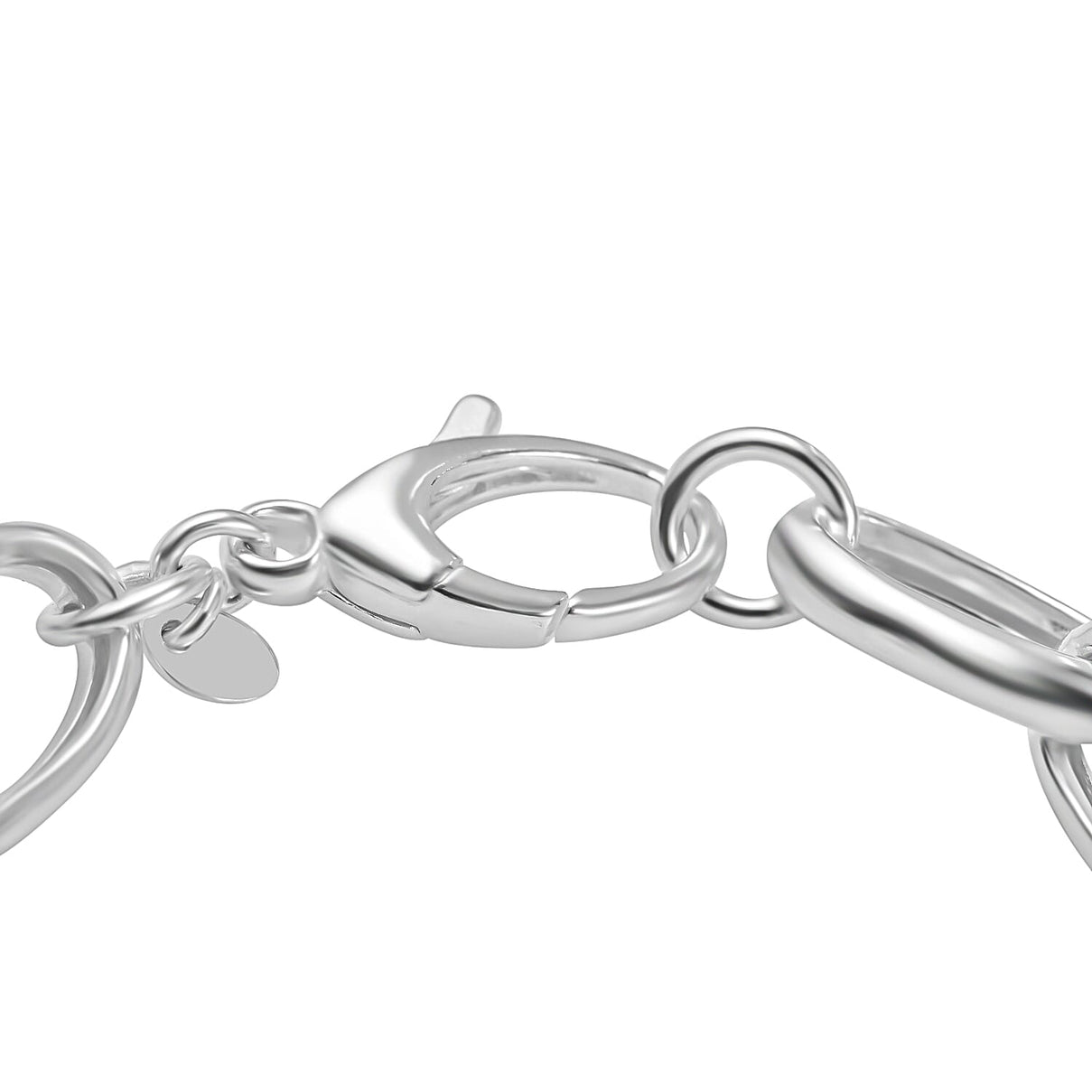La Bella - Italian Made Sterling Silver Glossy Bracelet (Size 7.5), Silver Wt. 14.40 Gms. 7648750 3