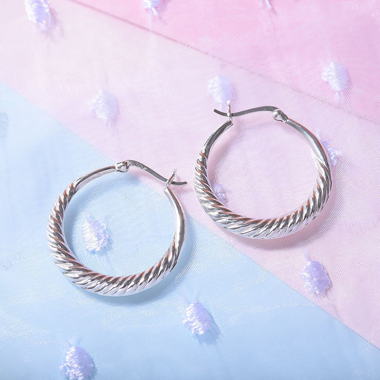 Sterling Silver Hoop Earrings 7791025 1
