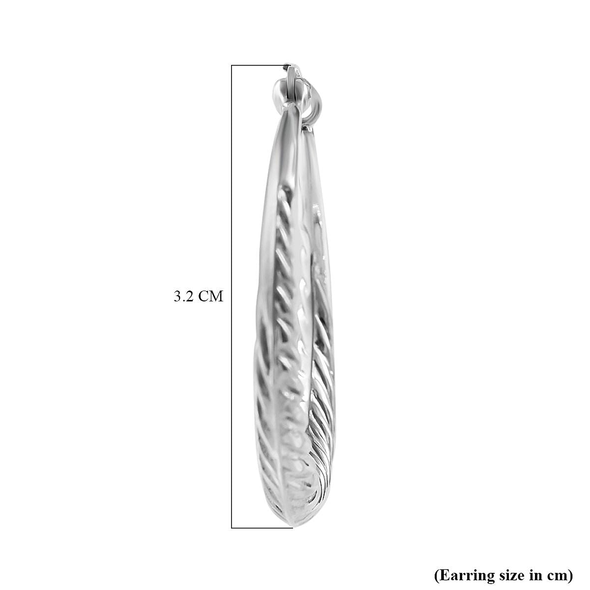 Sterling Silver Hoop Earrings 7791025 4