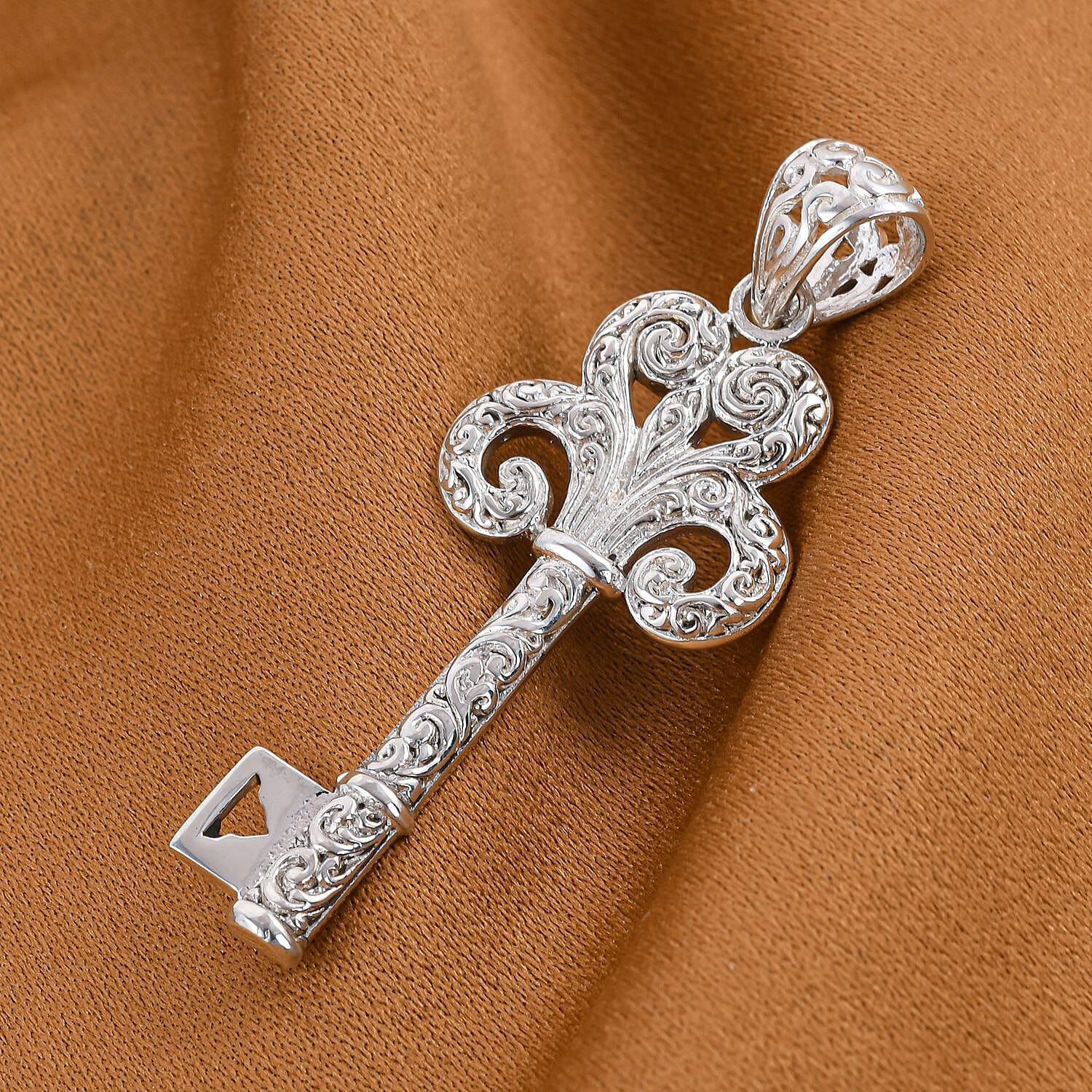 Sterling Silver Key Pendant 7238771 2