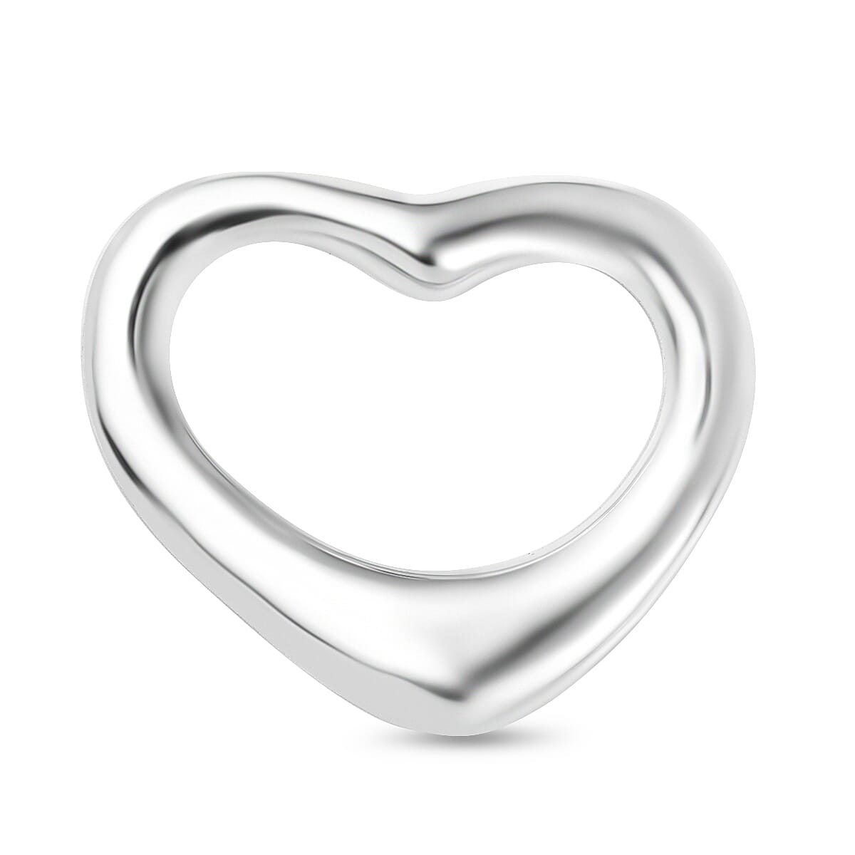 Sterling Silver Large Float Heart Pendant 7710808 0
