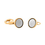 Sterling Silver Magnetic Lock with Lobster Clasp in Yellow Gold Plated