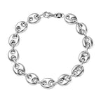 Sterling Silver Mariner Bracelet (Size - 7), Silver Wt. 8.90 Gms