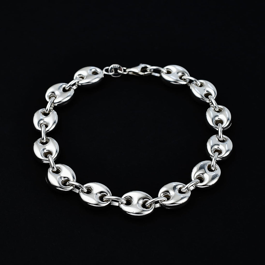 Sterling Silver Mariner Bracelet (Size - 7), Silver Wt. 8.90 Gms