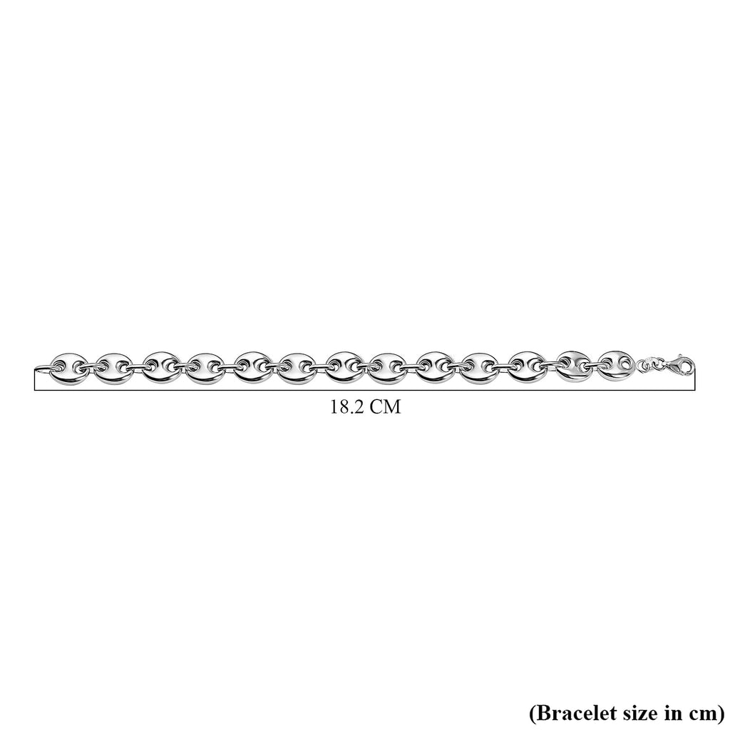 Sterling Silver Mariner Bracelet (Size - 7), Silver Wt. 8.90 Gms