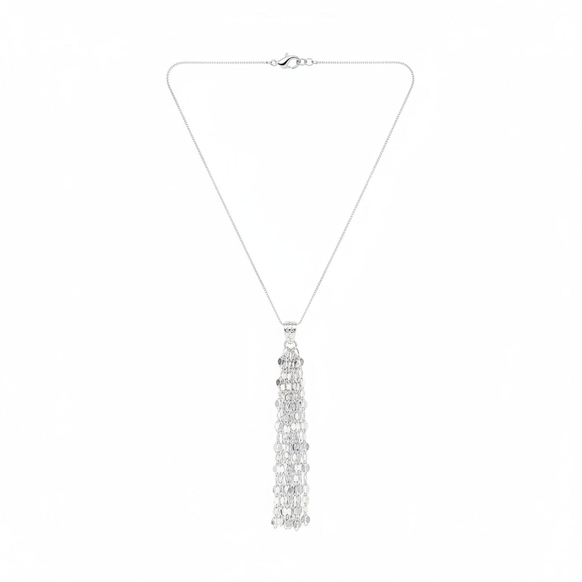Sterling Silver Mirror Gucci Tassle Pendant 8376253 0