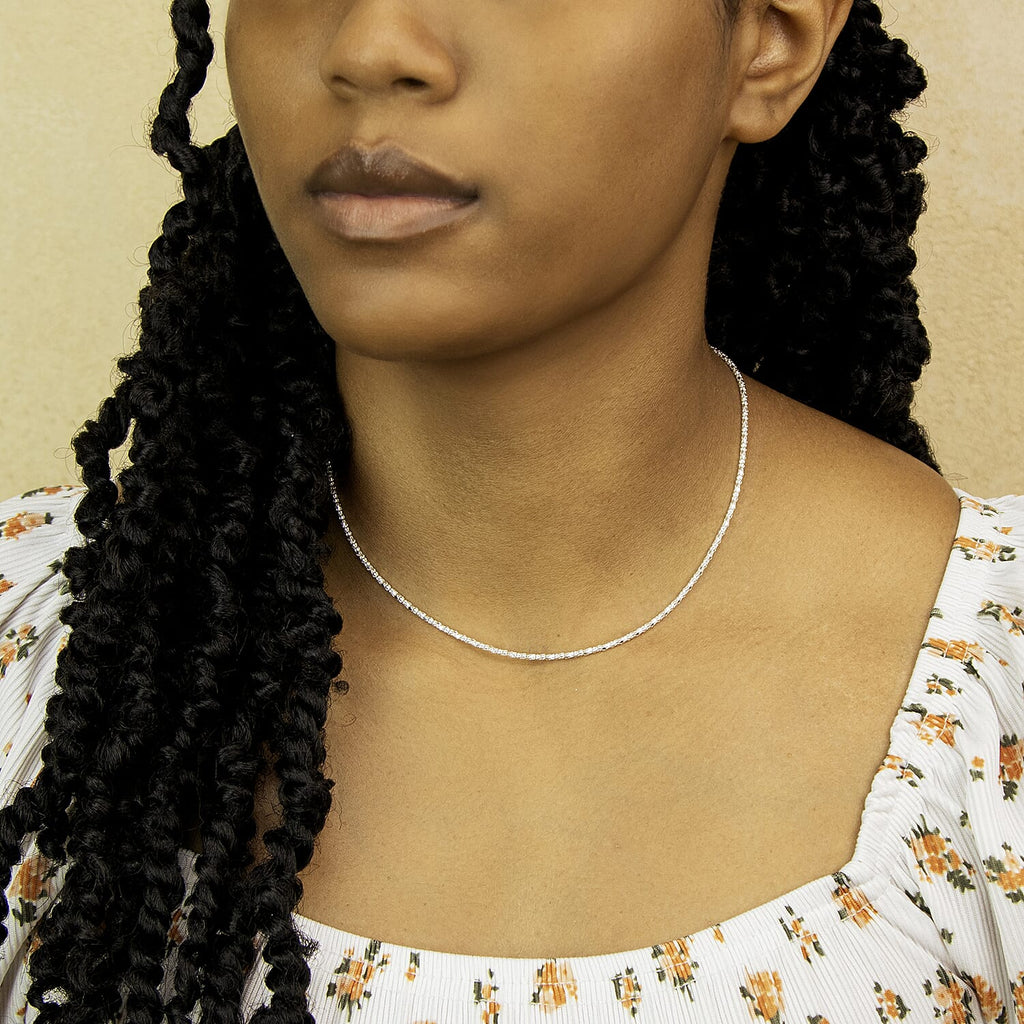 Sterling Silver Chain (Size - 16)