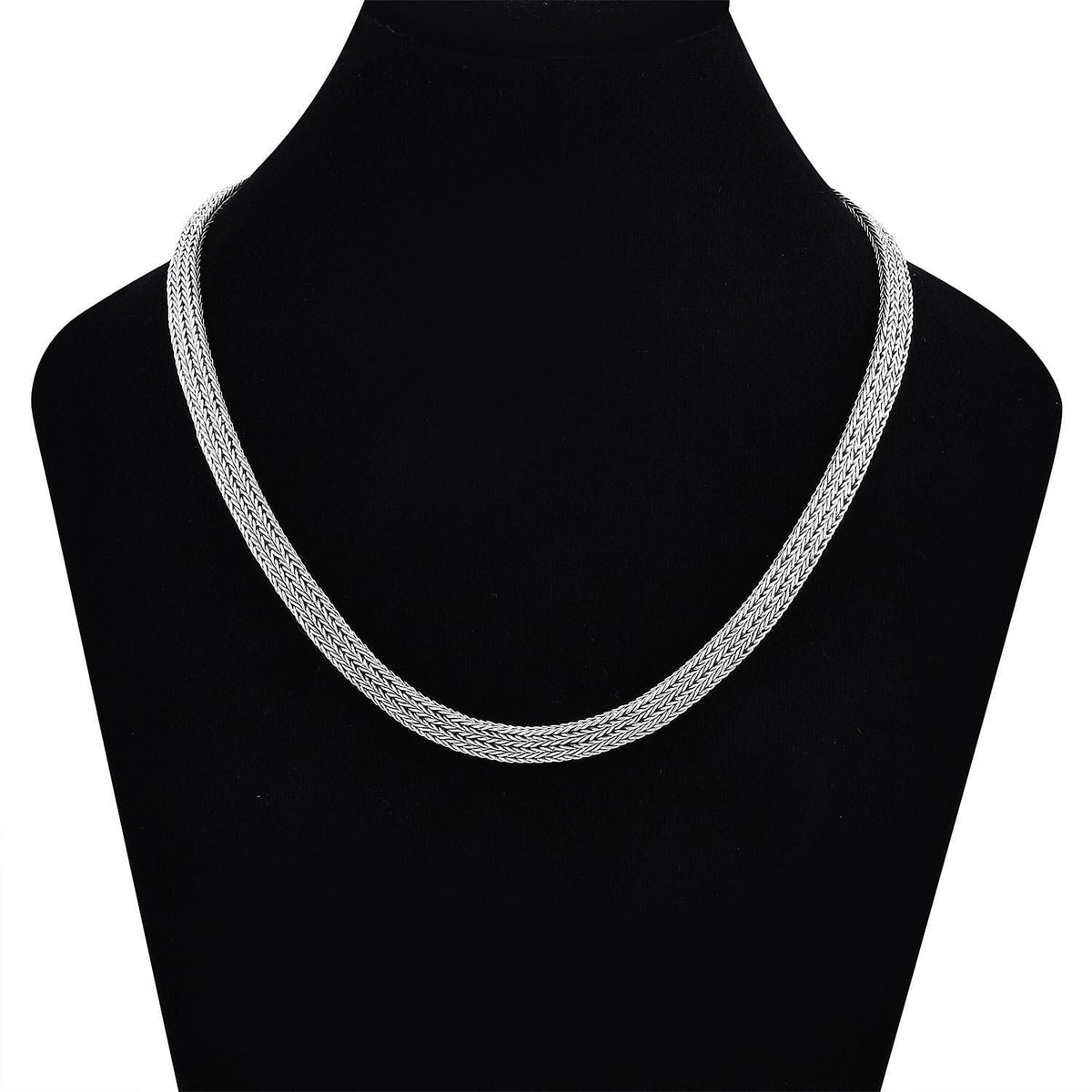 Royal Bali Collection - Sterling Silver Tulang Naga Necklace (Size - 18), Silver Wt. 55.35 Gms 7619992 2