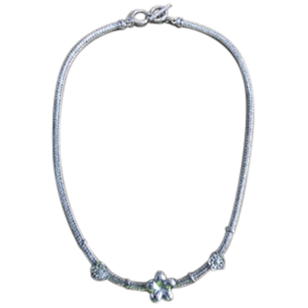 Sterling Silver Necklace (Size - 18),  Sliver Wt. 33.5 Gms