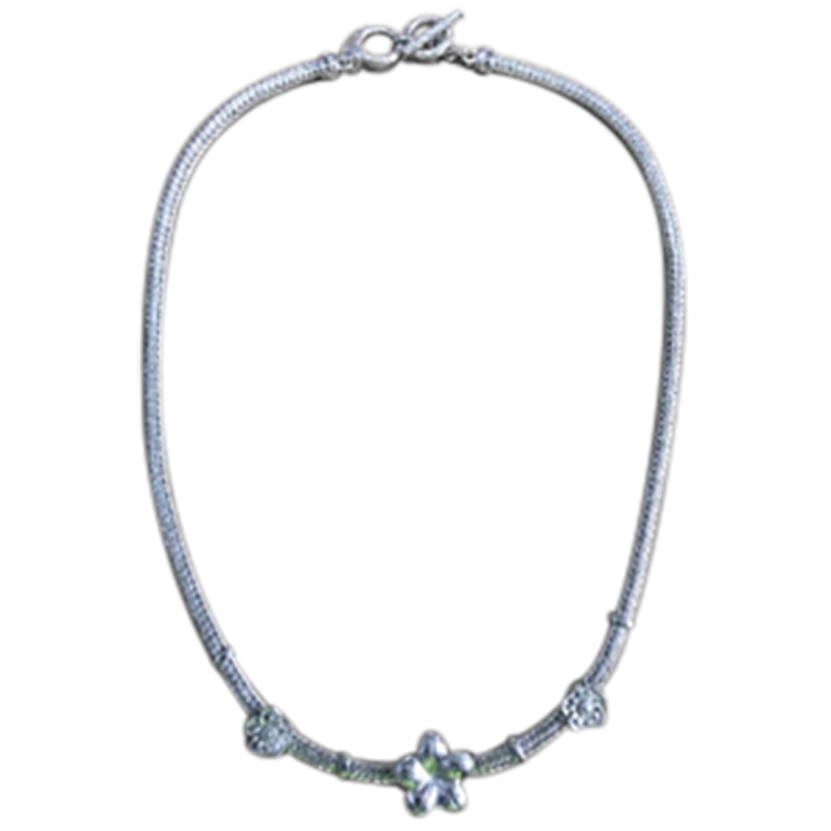 Sterling Silver Necklace (Size - 18), Sliver Wt. 33.5 Gms 6124997 0