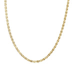 Sterling Silver Necklace (Size - 18) YG