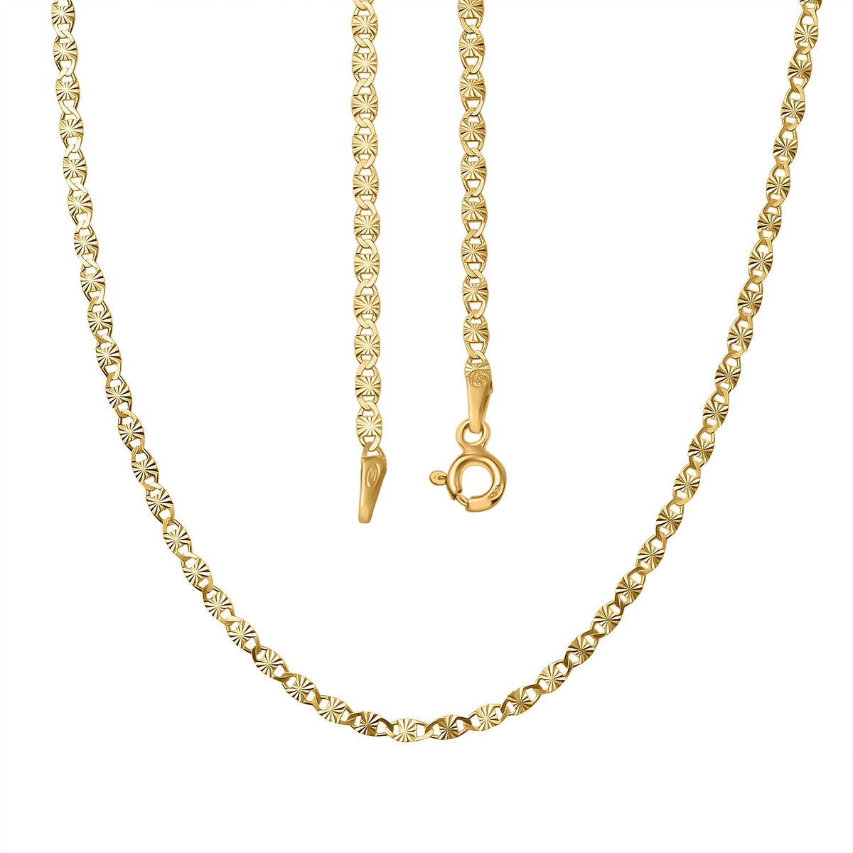 Sterling Silver Necklace (Size - 18) YG 7990585 3
