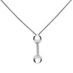 Sterling Silver Bead Necklace (Size - 18)