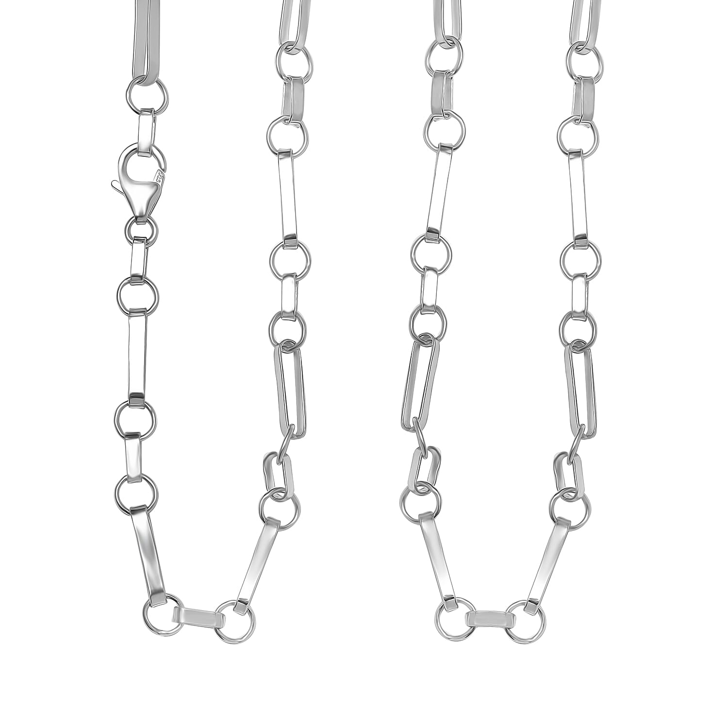 Designer Close Out - Sterling Silver BELLISSIMO Necklace (Size - 20) 7897166 0