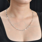 Designer Close Out - Sterling Silver BELLISSIMO Necklace (Size - 20),  Silver Wt. 10.22 Gms